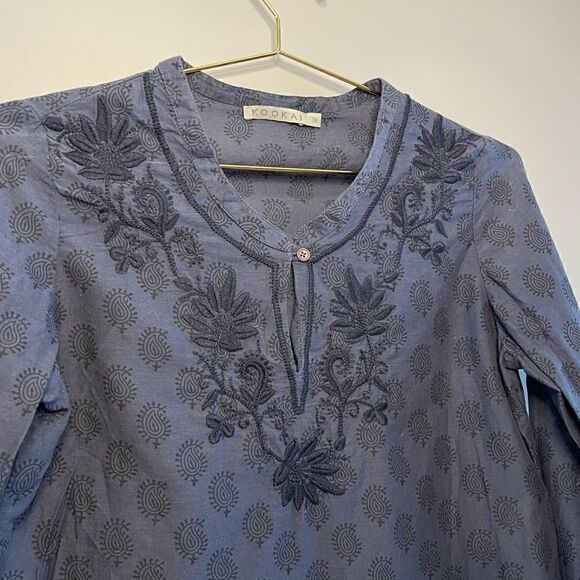 Kookai Embroidered Tunic Top   - Picture 5 of 10